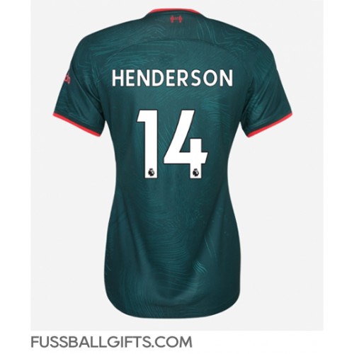 Liverpool Jordan Henderson #14 Fußballbekleidung 3rd trikot Damen 2022-23 Kurzarm
